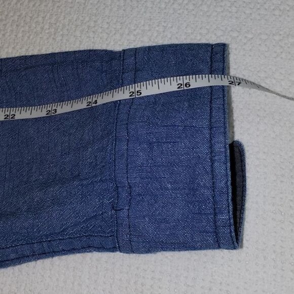 LAST CHANCE Ocean Current Full Button Down Sz XL Blouse w Possible Roll-up Slvs - Picture 14 of 14